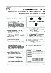 DataSheet STR911FAM42 pdf